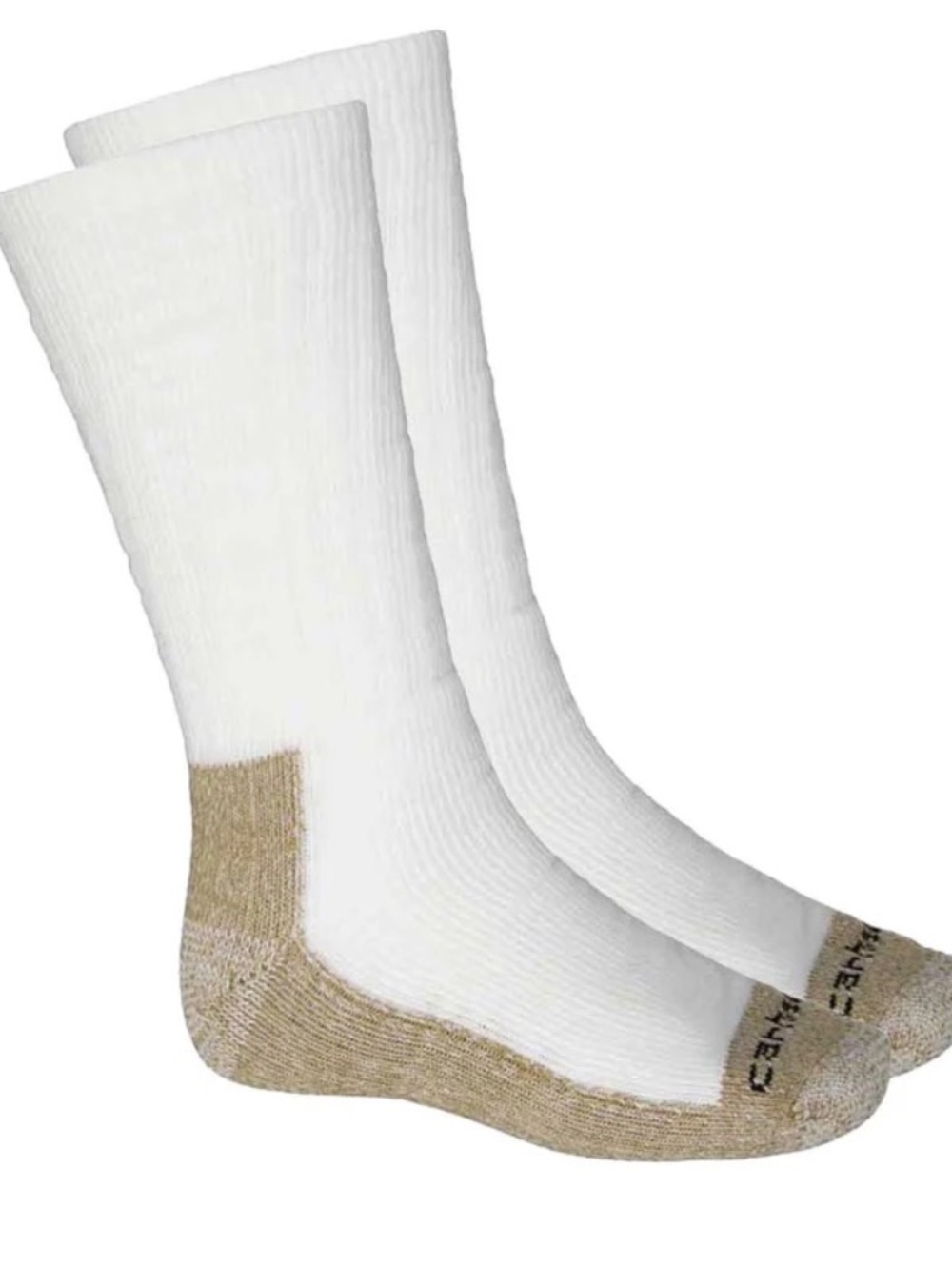 NWT Carhartt Men's 2 Pack Steel Toe Boot Socks White L 6-12 FastDry